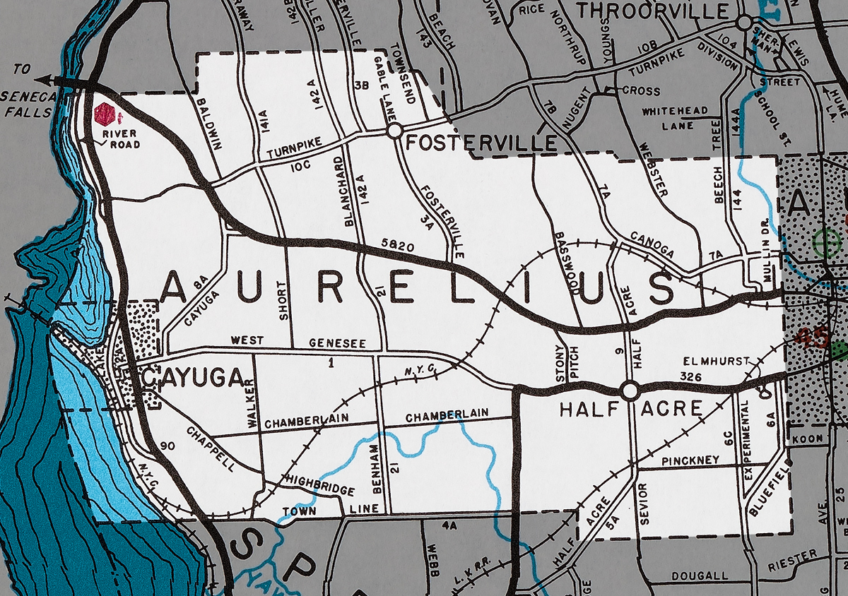 Town of Aurelius Map